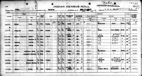 us indian census rolls|indian census records by state.